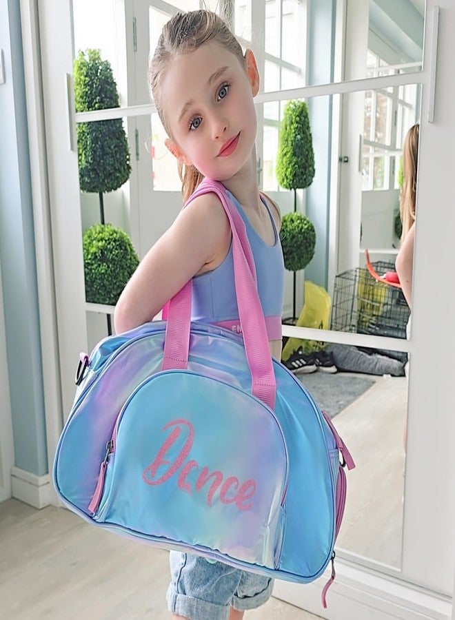 Choco Mocha Dance Bag for Girls Kids Ballet Bag for Girls Toddler Dance Bags with Shoe Compartment Little Girl Christmas Gifts, Dazzle Purple - Image 2